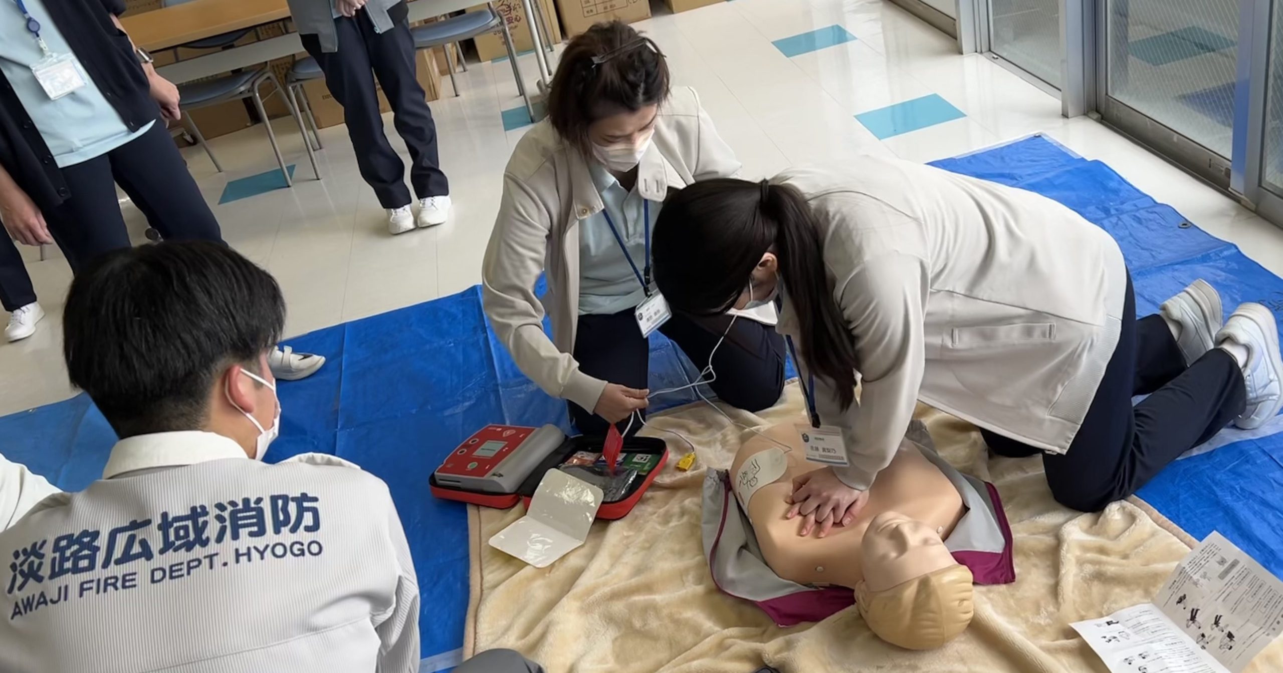 一時救命処置研修🚑