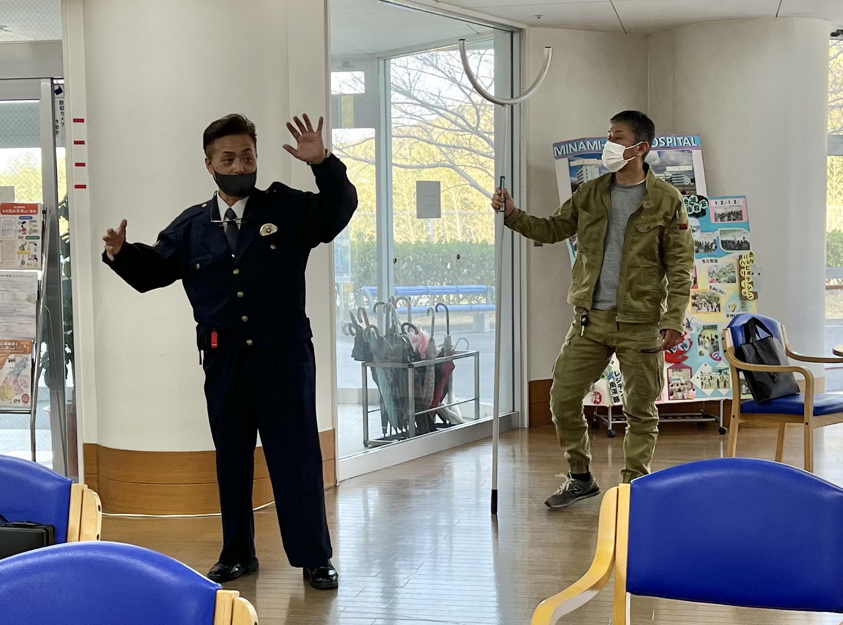 不審者・防犯対応訓練👮